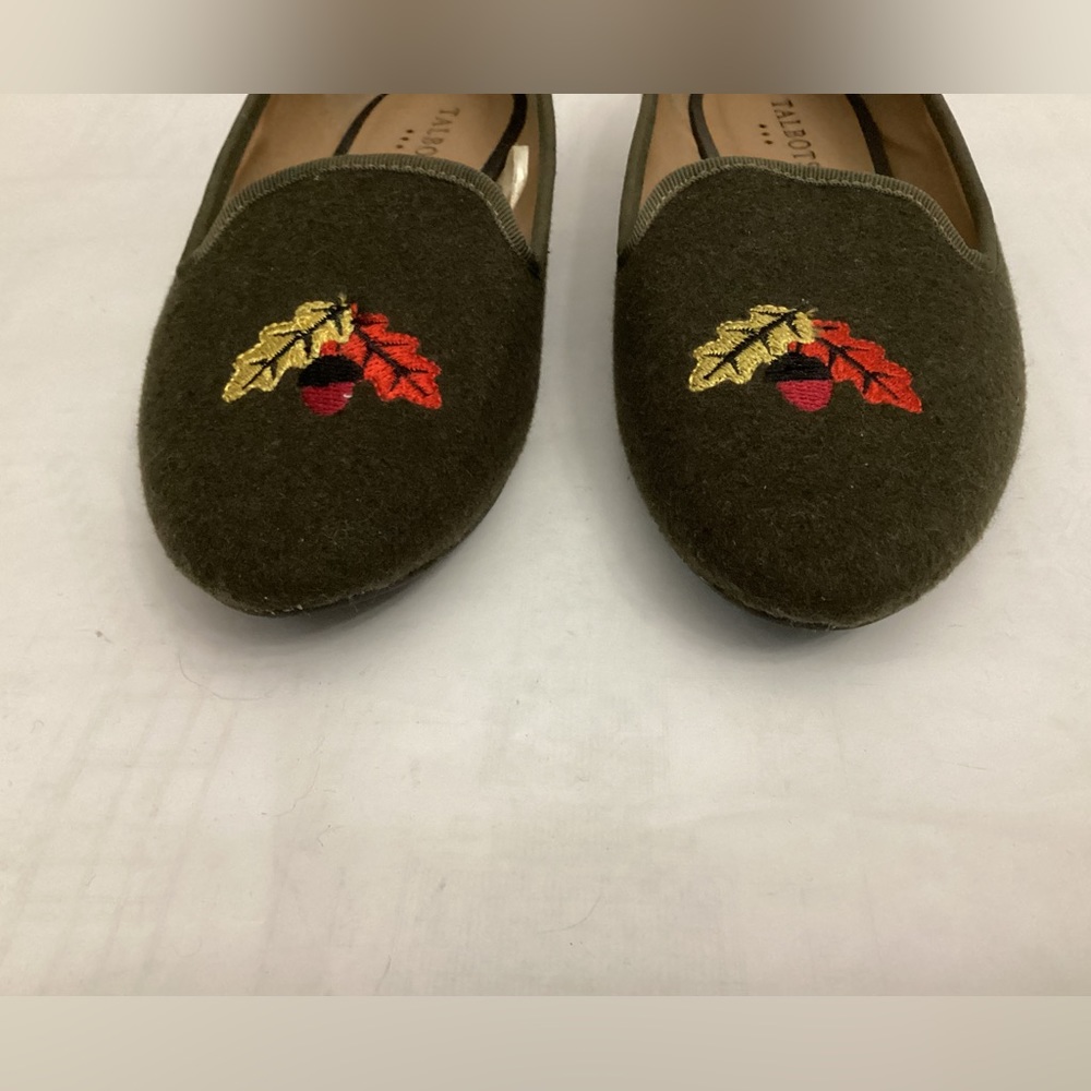 Talbots Leaf Embroidered Fall Flats - image 2
